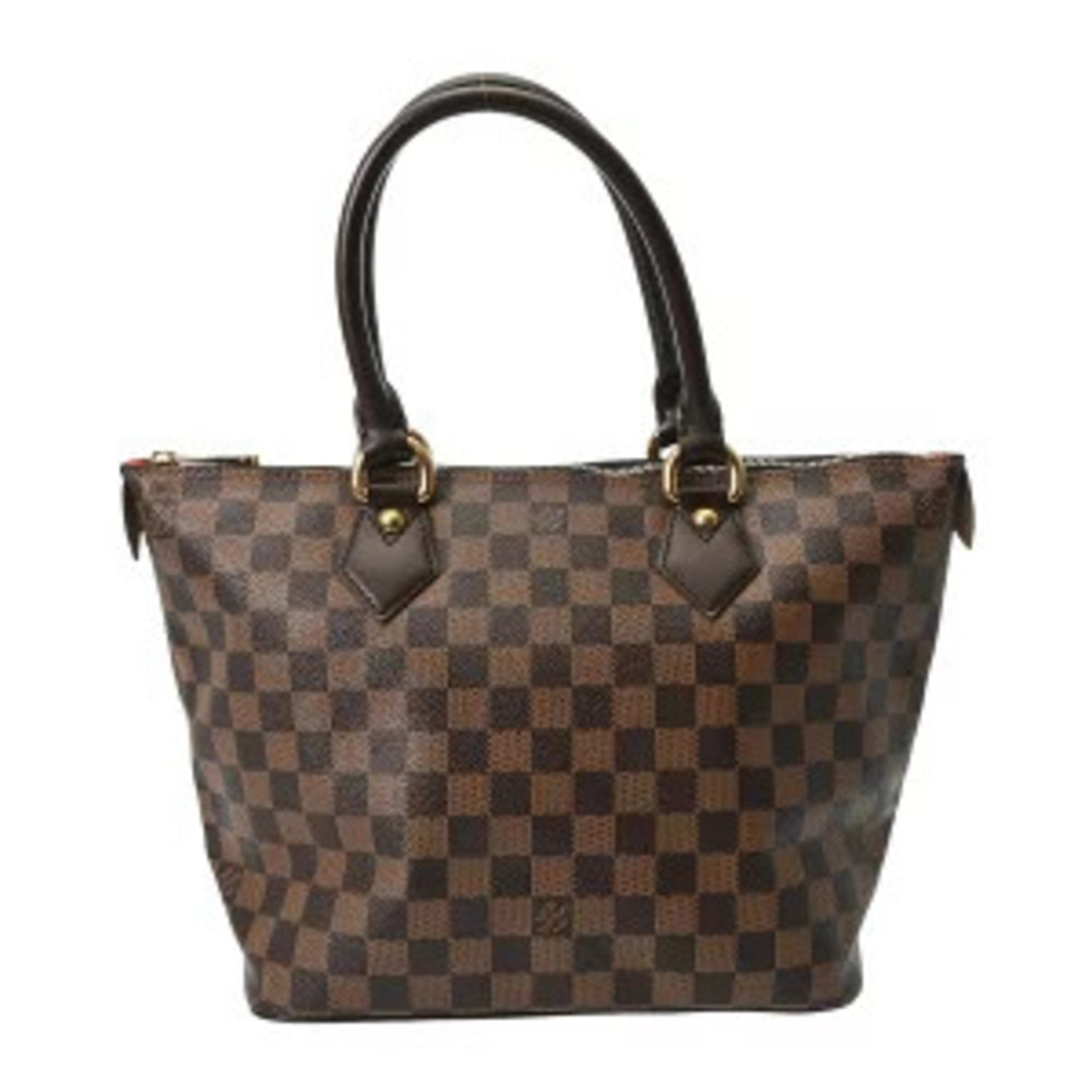 Louis Vuitton Damier Saleya Ebene Brown Canvas Tote Bag